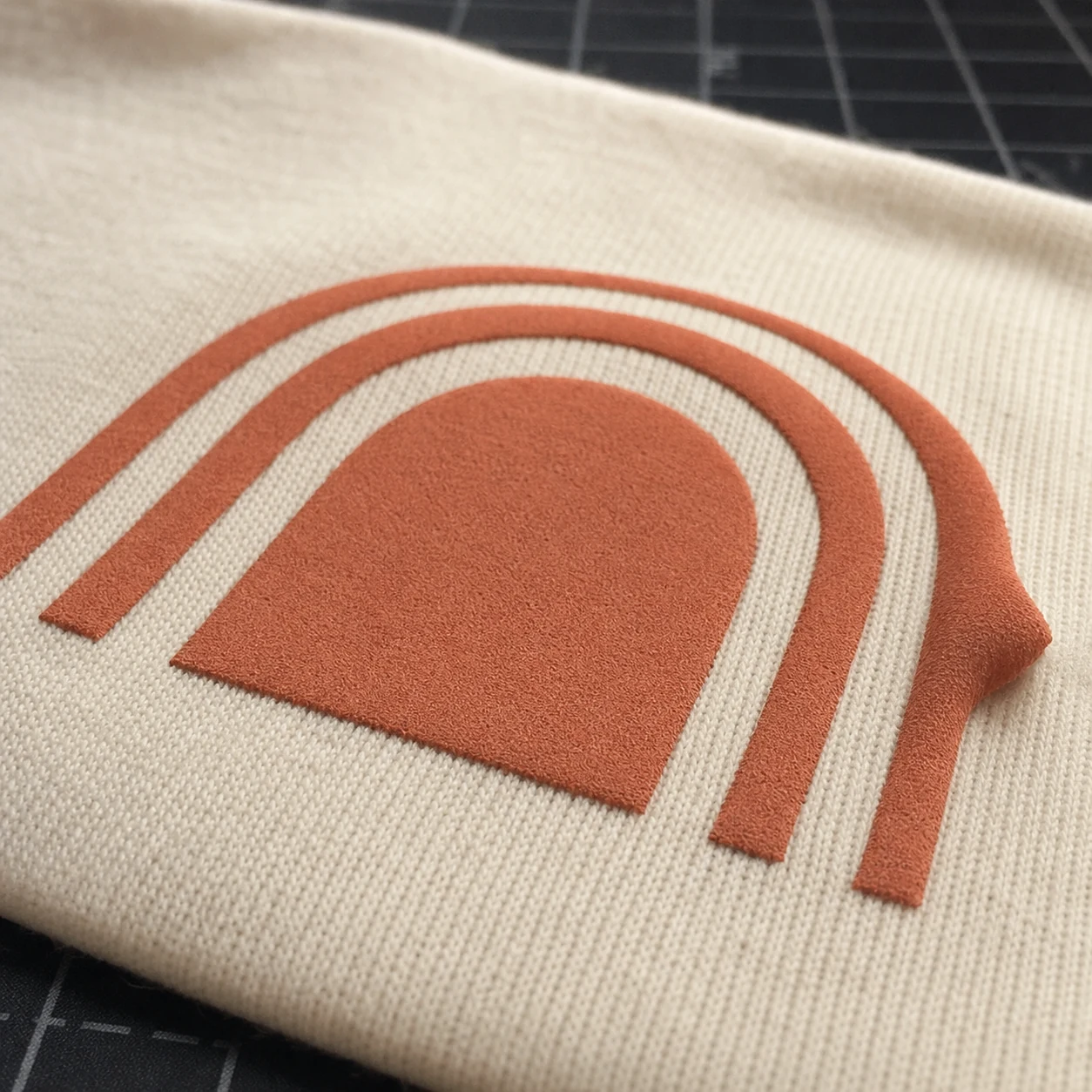 Under-raised puff print defect
