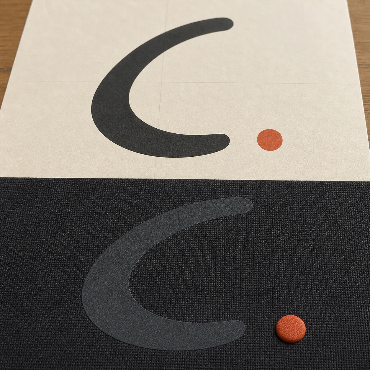 Bold artwork with open spacing prepared for silicone printing