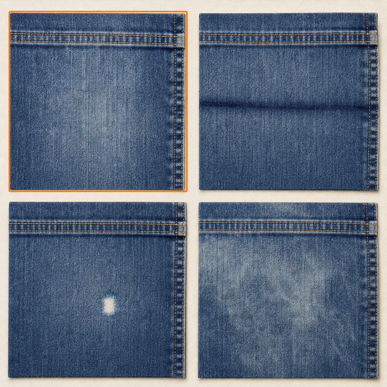 Stone Wash effect variation outside the sealed range
