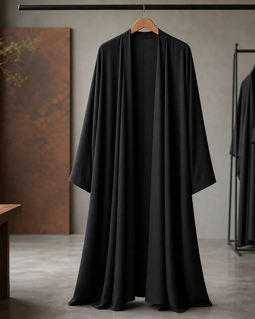 Abayas: closed-front direction
