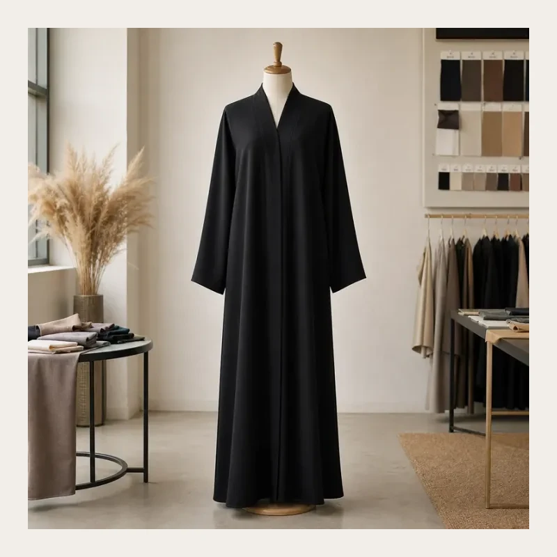 Black abaya project preview generated for Canton Fashion.