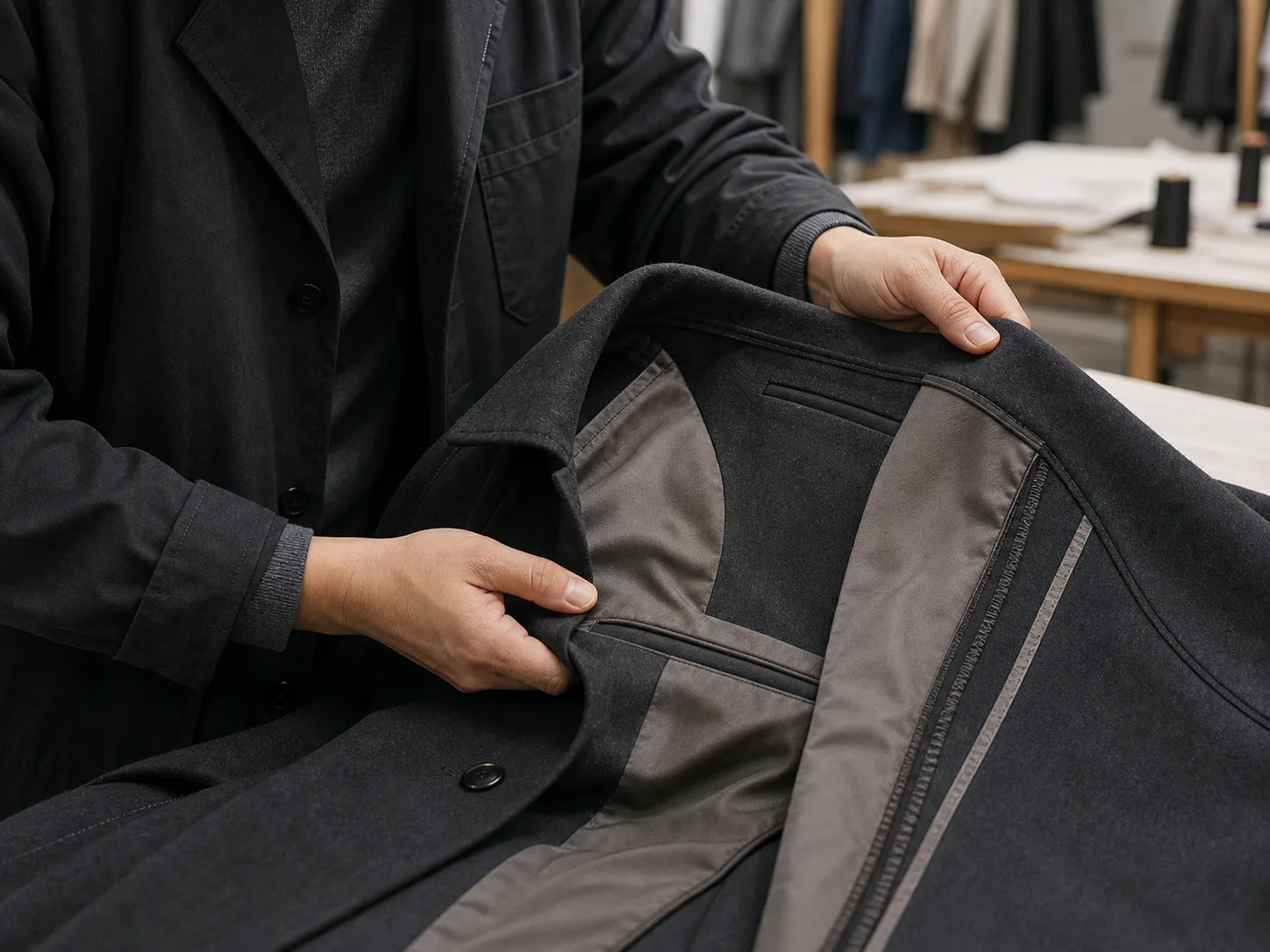 Mäntel: pockets and lining