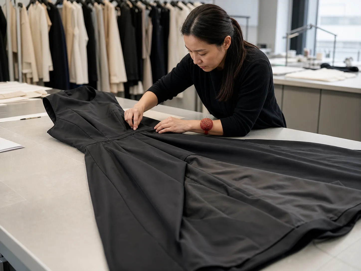 Vestidos: waist and closure