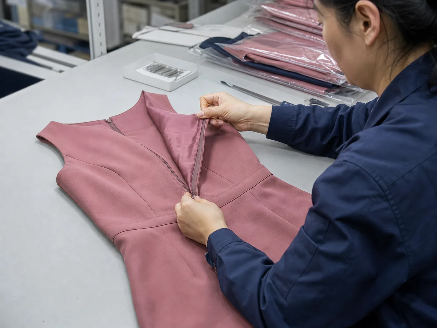 Vestidos: symmetry and seams