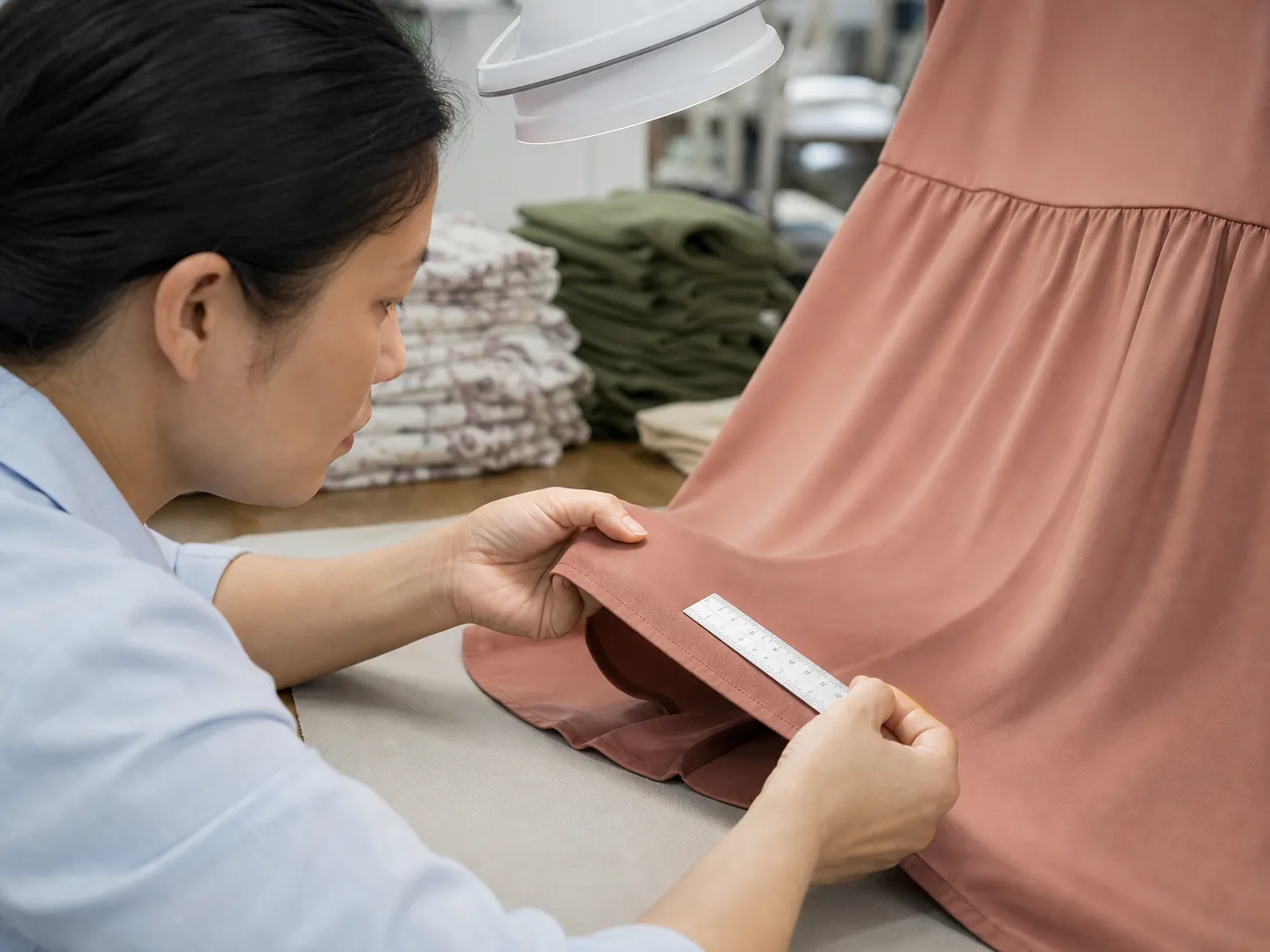 Vestidos: closure and hem