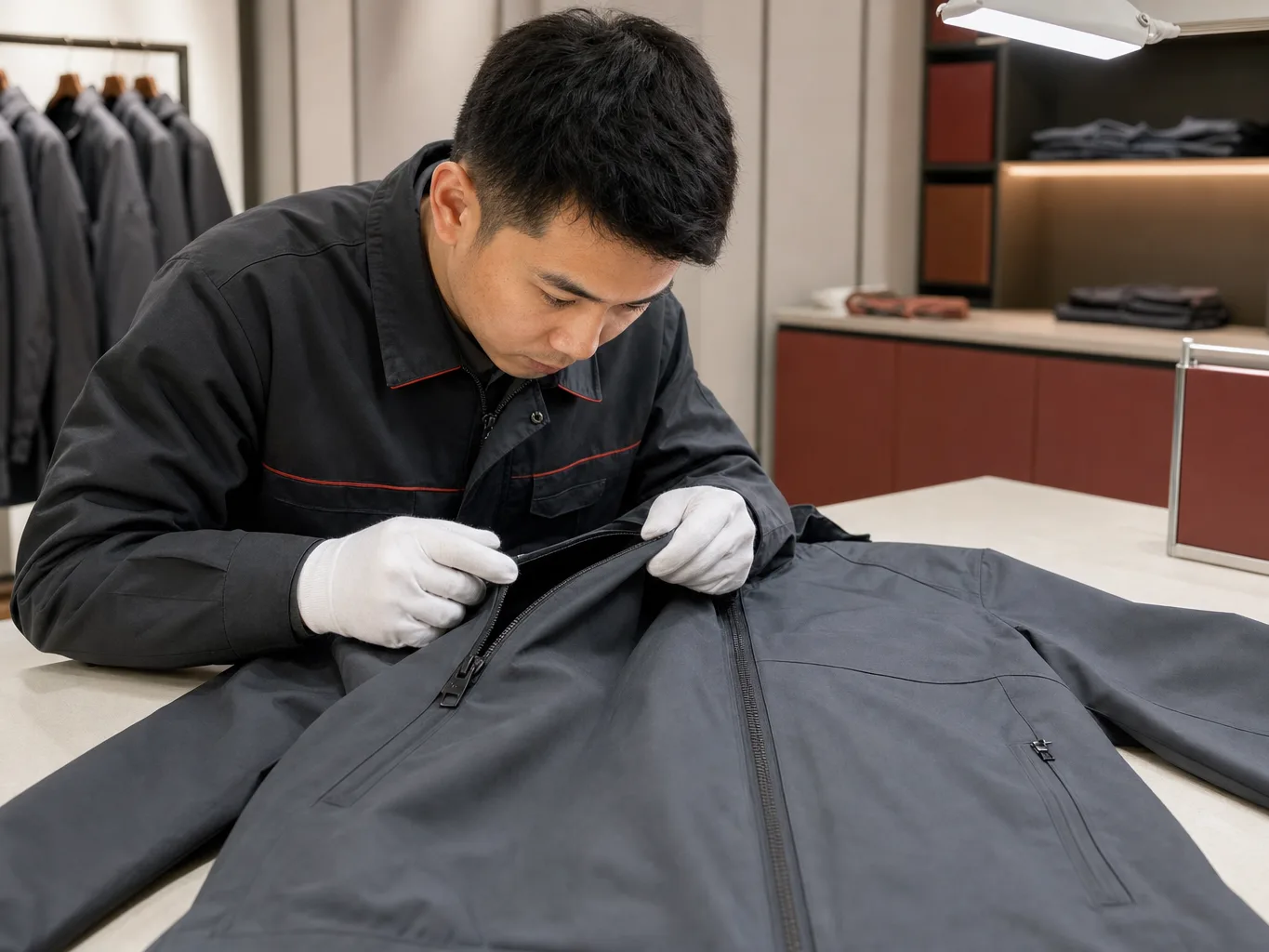 Jacken: closure and pockets
