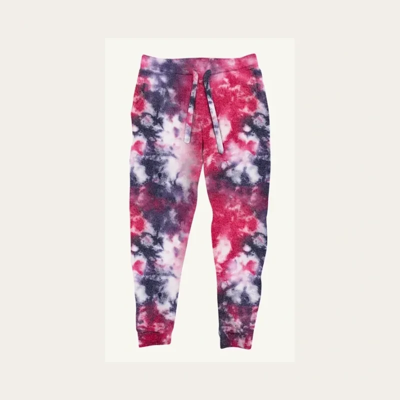 Tie-dye joggers project photo supplied by Canton Fashion.