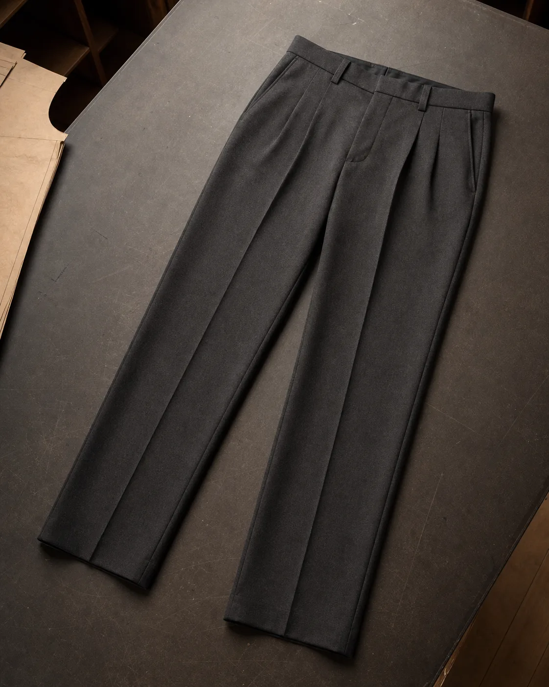 Pantalones: straight leg pants